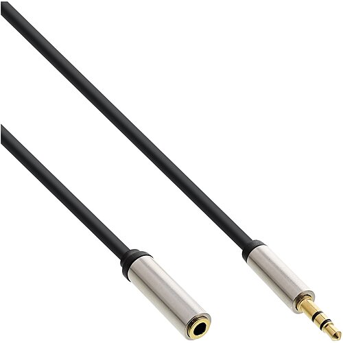 0.5m - Inline® Slim Audio Kabel Klinke 3,5mm ST/BU, Stereo 0.5m - Inline® Slim Audio Kabel Klinke 3,5mm ST/BU, Stereo