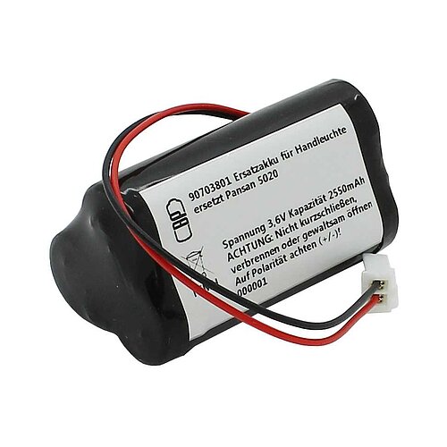 Ersatzakku für Handleuchte NiMH 3,6V 2550mAh ersetzt Pansan 5020 Ersatzakku für Handleuchte NiMH 3,6V 2550mAh ersetzt Pansan 5020