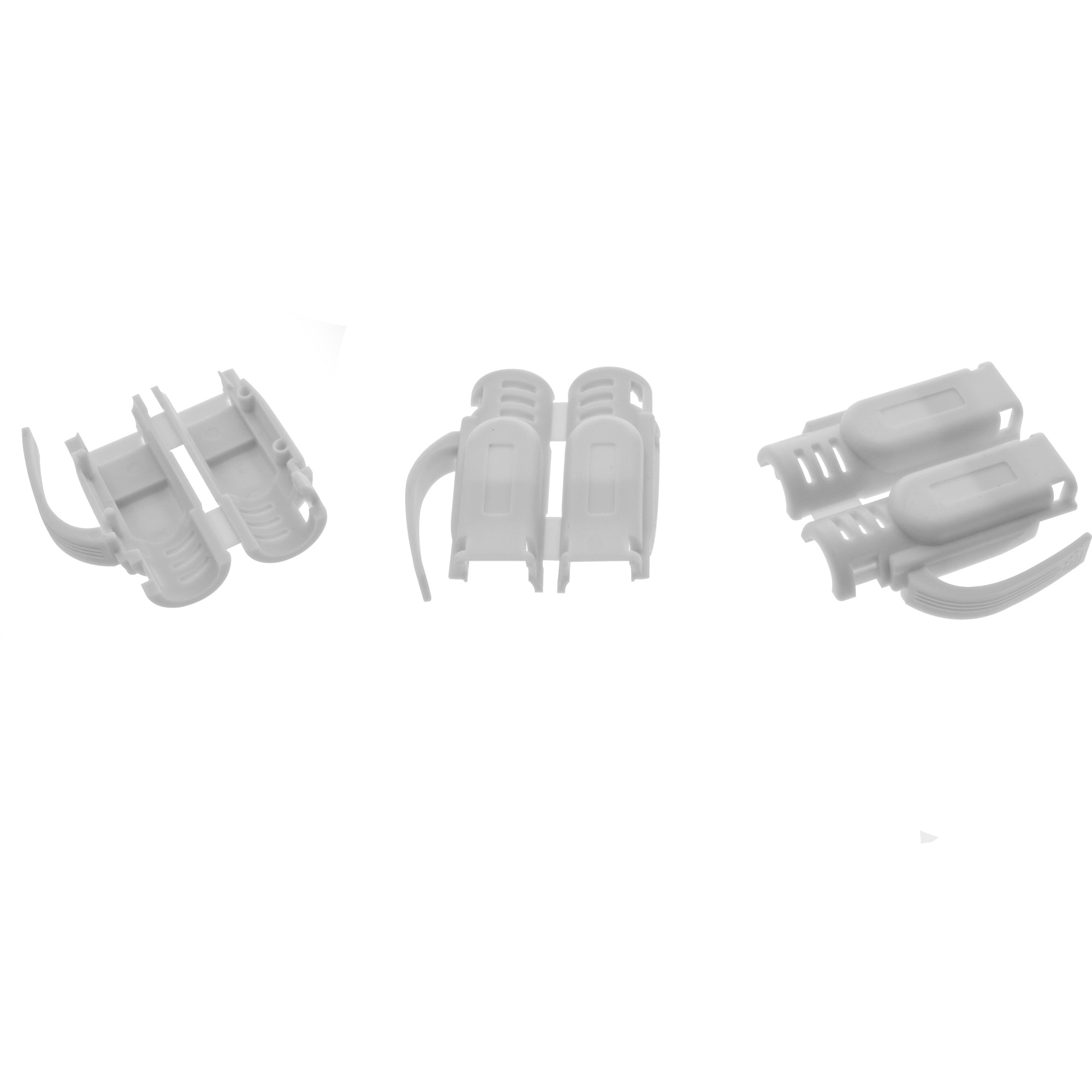 10x Inline® Crimpstecker Cat.6A RJ45 geschirmt, 3-teilig grau