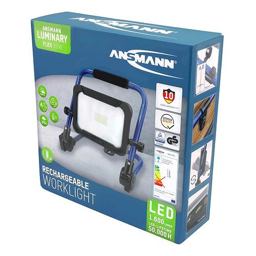 Ansmann FL1600R 20W Baustrahler Luminary Flex 1600-0275
