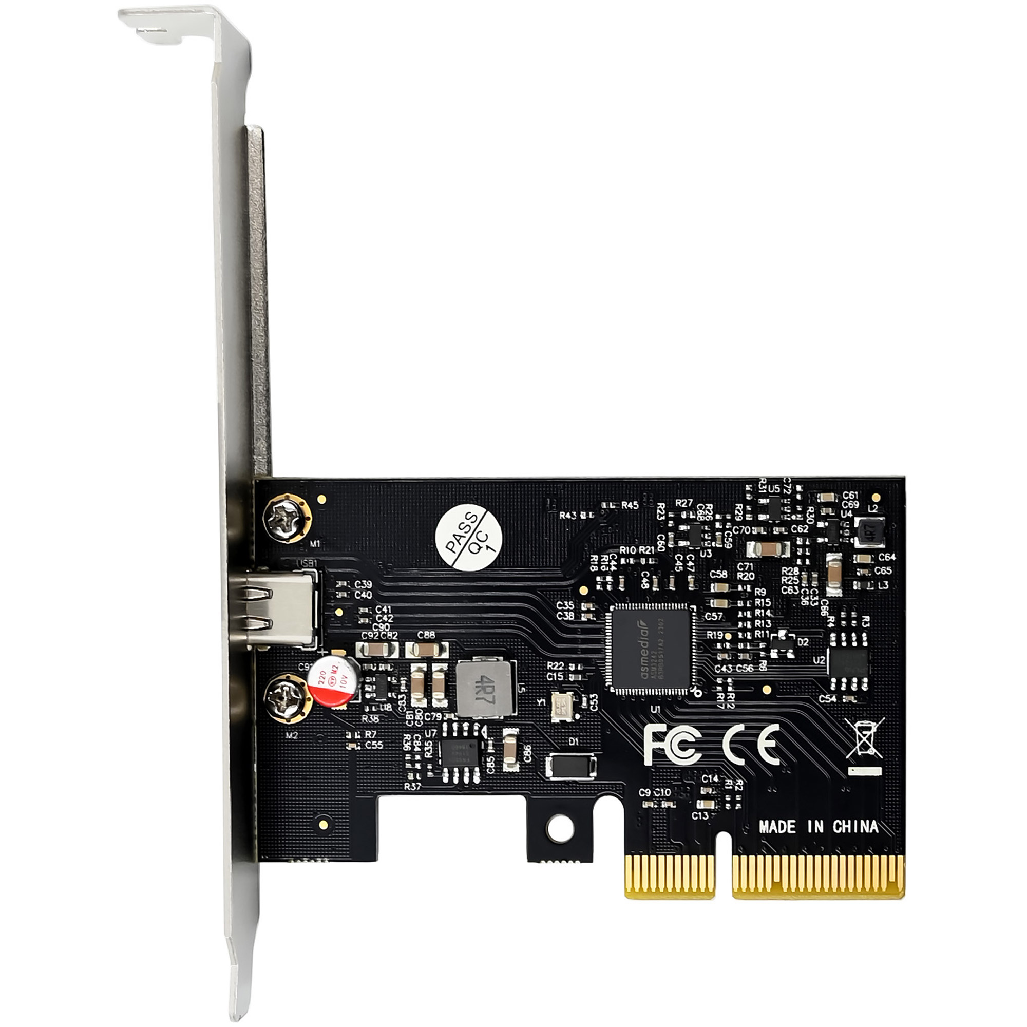 InLine® Schnittstellenkarte, PCIe x4, 1x USB-C Buchse, USB 3.2 Gen.2x2