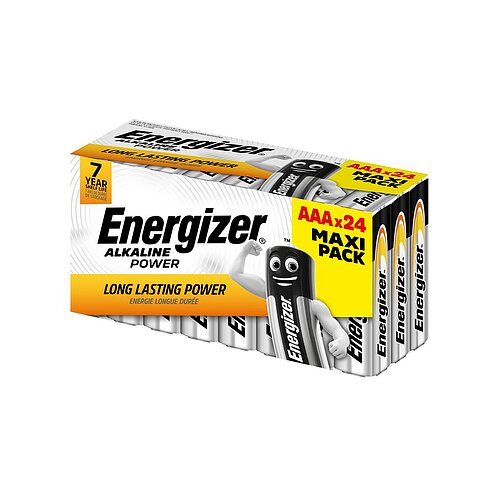 Energizer Alkaline Power AAA Micro LR03 Alkaline Batterie - 24er Verpackung Energizer Alkaline Power AAA Micro LR03 Alkaline Batterie - 24er Verpackung