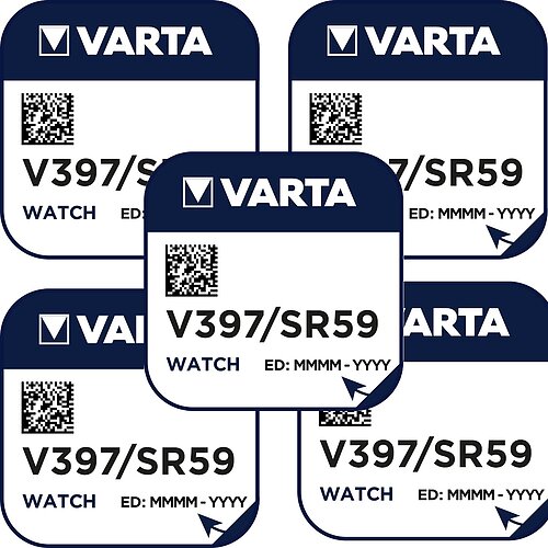 5x Varta SR726SW SR59 397 Silberoxid Batterie 1.55 V