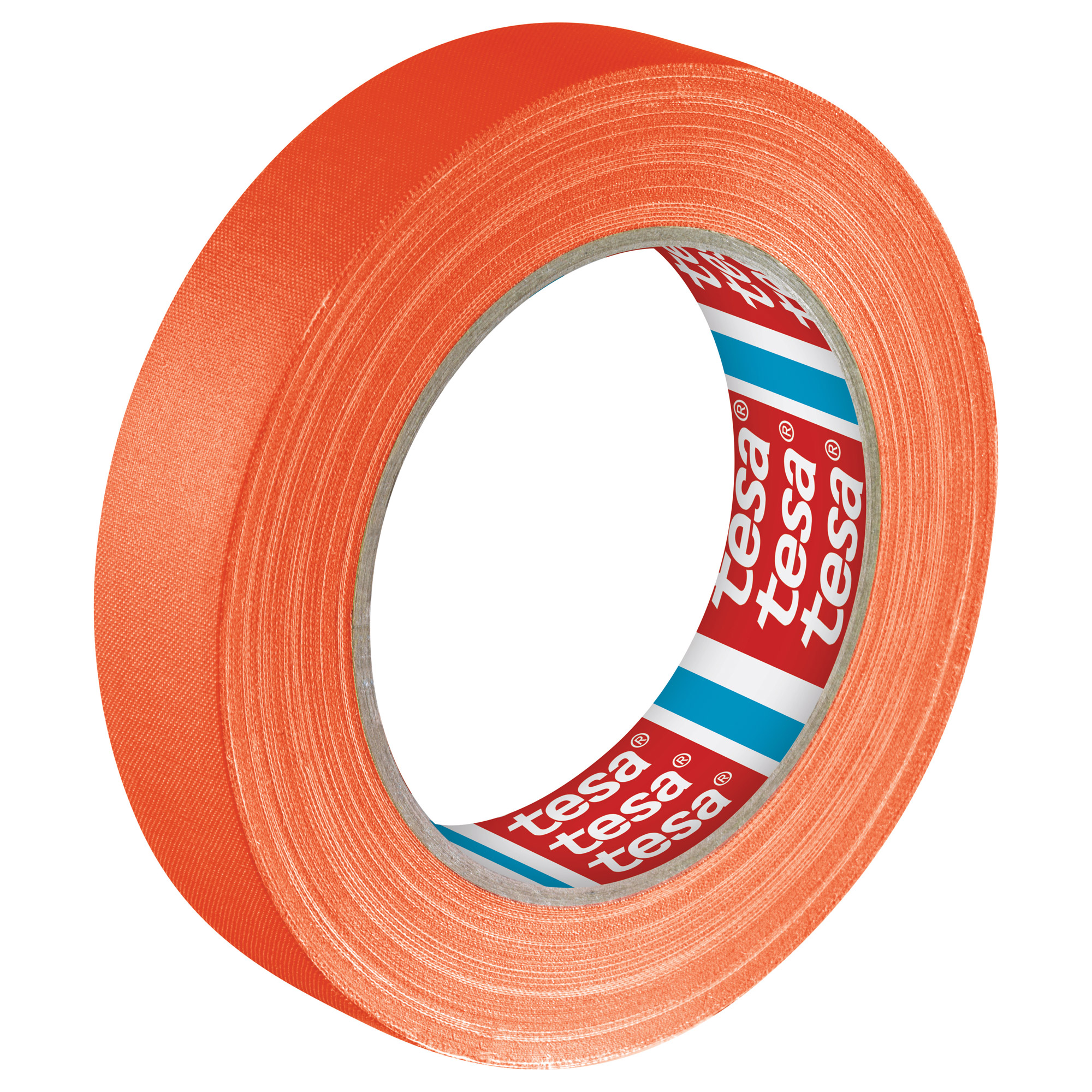 tesaband Gewebeband, 25m x 19mm, neonorange