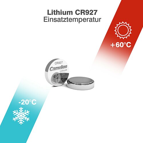 Camelion CR927 Lithium Knopfzelle 1er Verpackung