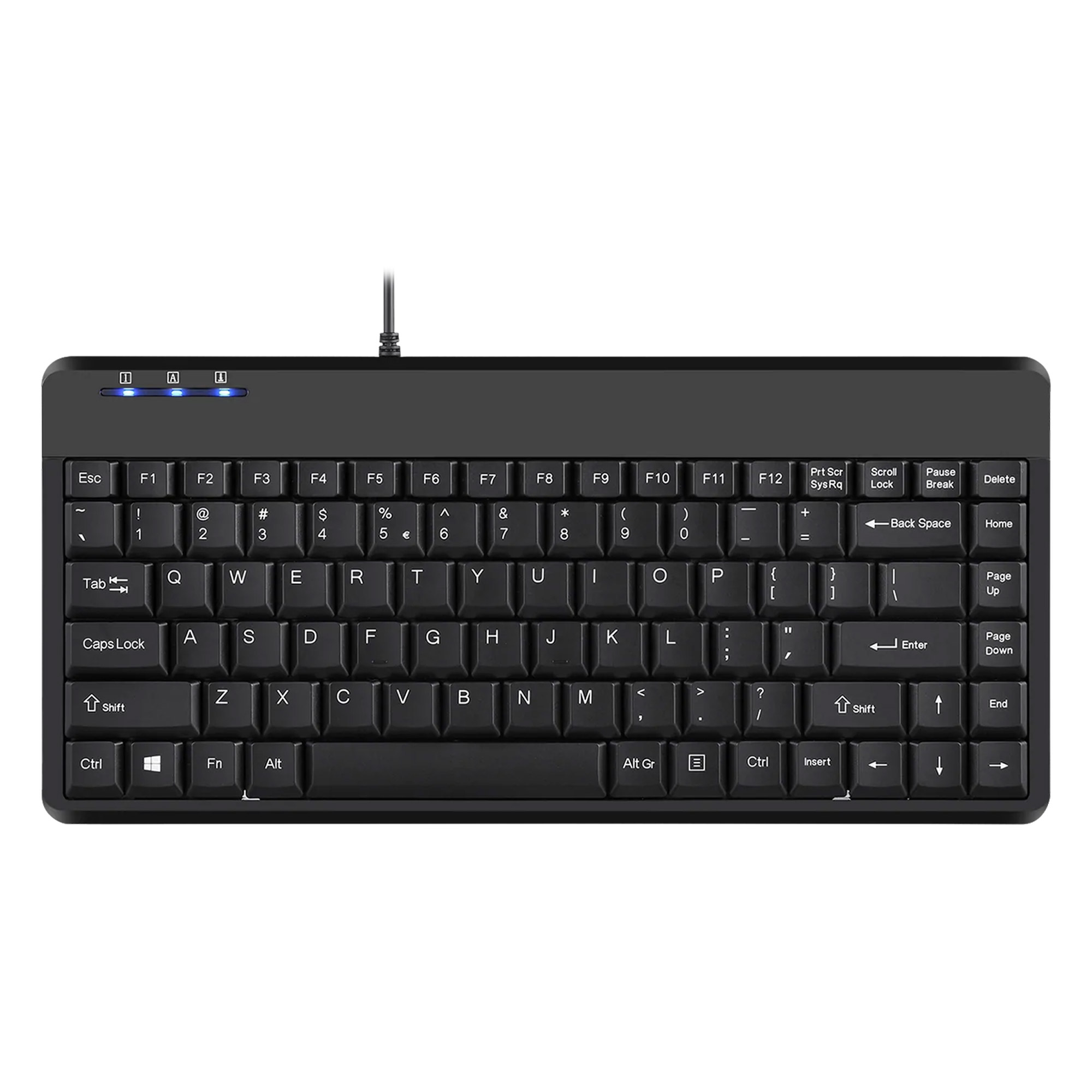 Perixx PERIBOARD-409 H, US, Mini USB-Tastatur, 2 Hubs, schwarz (US-Layout) Perixx PERIBOARD-409 H, US, Mini USB-Tastatur, 2 Hubs, schwarz (US-Layout)