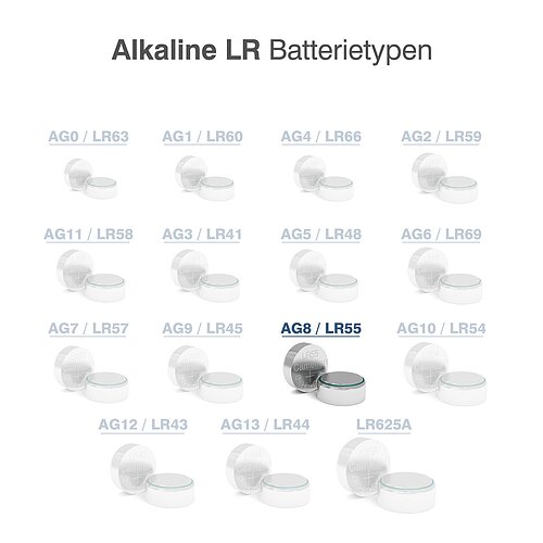 100x Camelion AG8 LR55 LR1121 391 1.5V Alkaline Knopfzelle