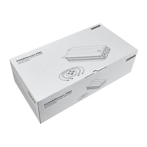 POWERinvert PRO Pure Sine Wave Inverter 24V DC 2000W 1 St. OSRAM