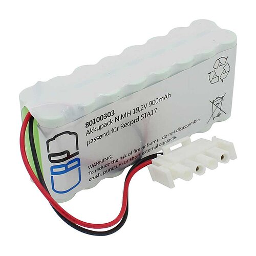 Akku für Türsteuerung NiMH 19,2V 900mAh passend für Dorma Akku für Türsteuerung NiMH 19,2V 900mAh passend für Dorma