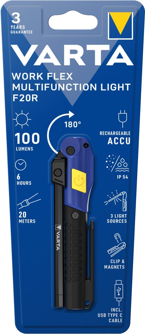 Varta Work Flex Multifunction Light 18649 - inkl. Akku