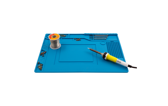Silikon-Lötmatte McPower ''LM-15'' 39x27cm, Hitzebeständig, Antistatisch