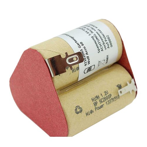 Gartengeräteakku NiMH 3,6V 2000mAh ersetzt Wolf Accu 60
