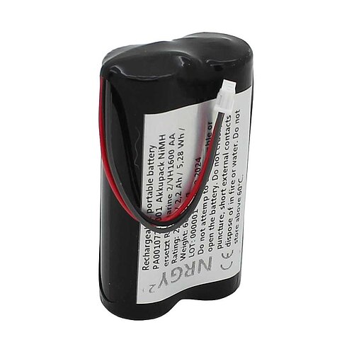 Akkupack NiMH 2,4V 2200mAh ersetzt Raymarine 2/VH1600 AA Akkupack NiMH 2,4V 2200mAh ersetzt Raymarine 2/VH1600 AA
