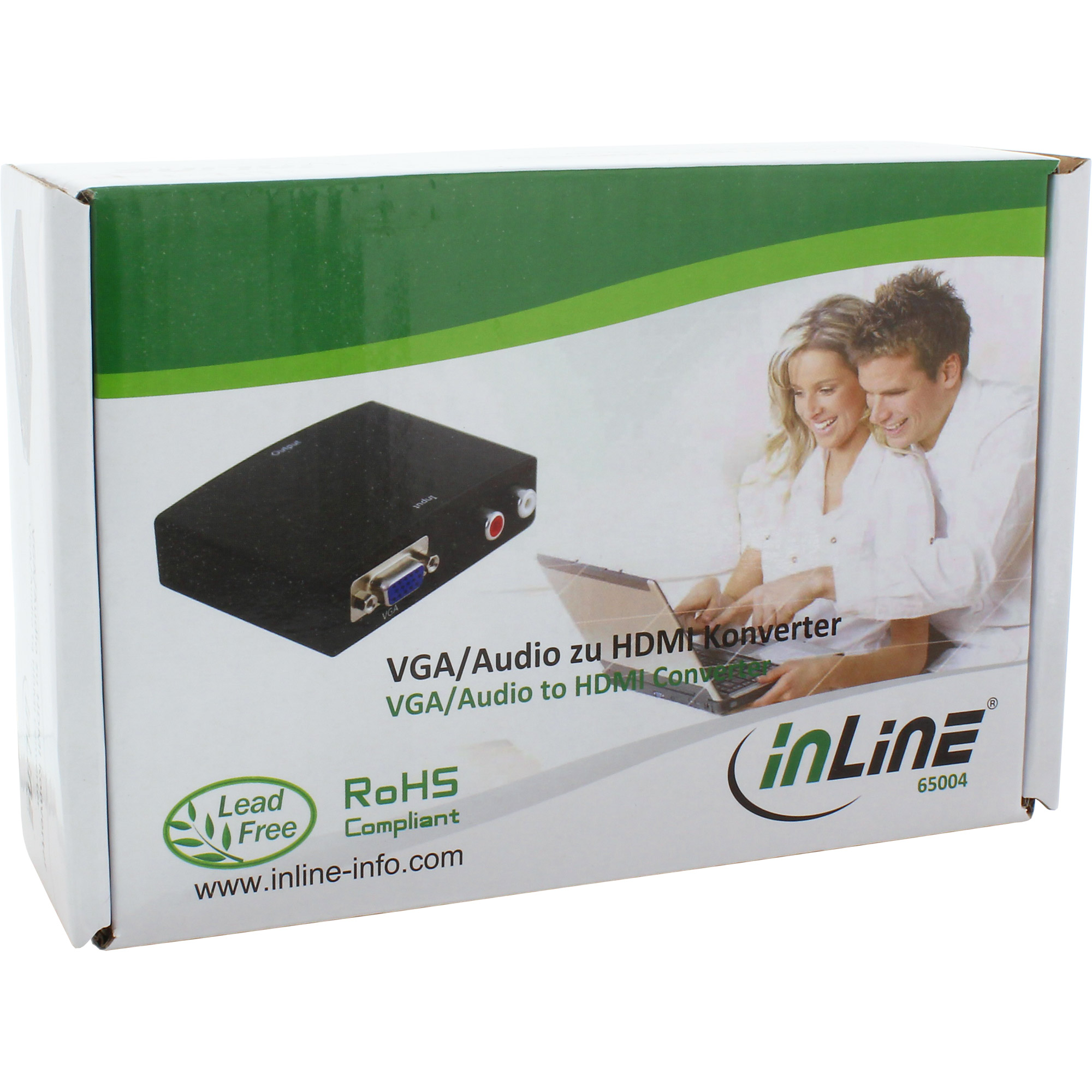 Inline® Konverter VGA+Audio zu HDMI