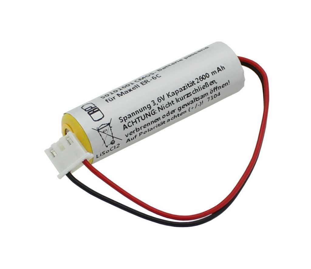 Speicherbatterie 3,6V ersetzt Maxell ER-6C, ER6C