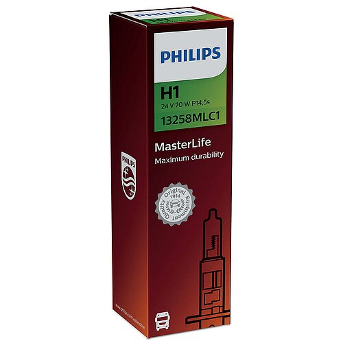 Philips H1 24V 70W P14,5s MasterLife C1 1 Stück