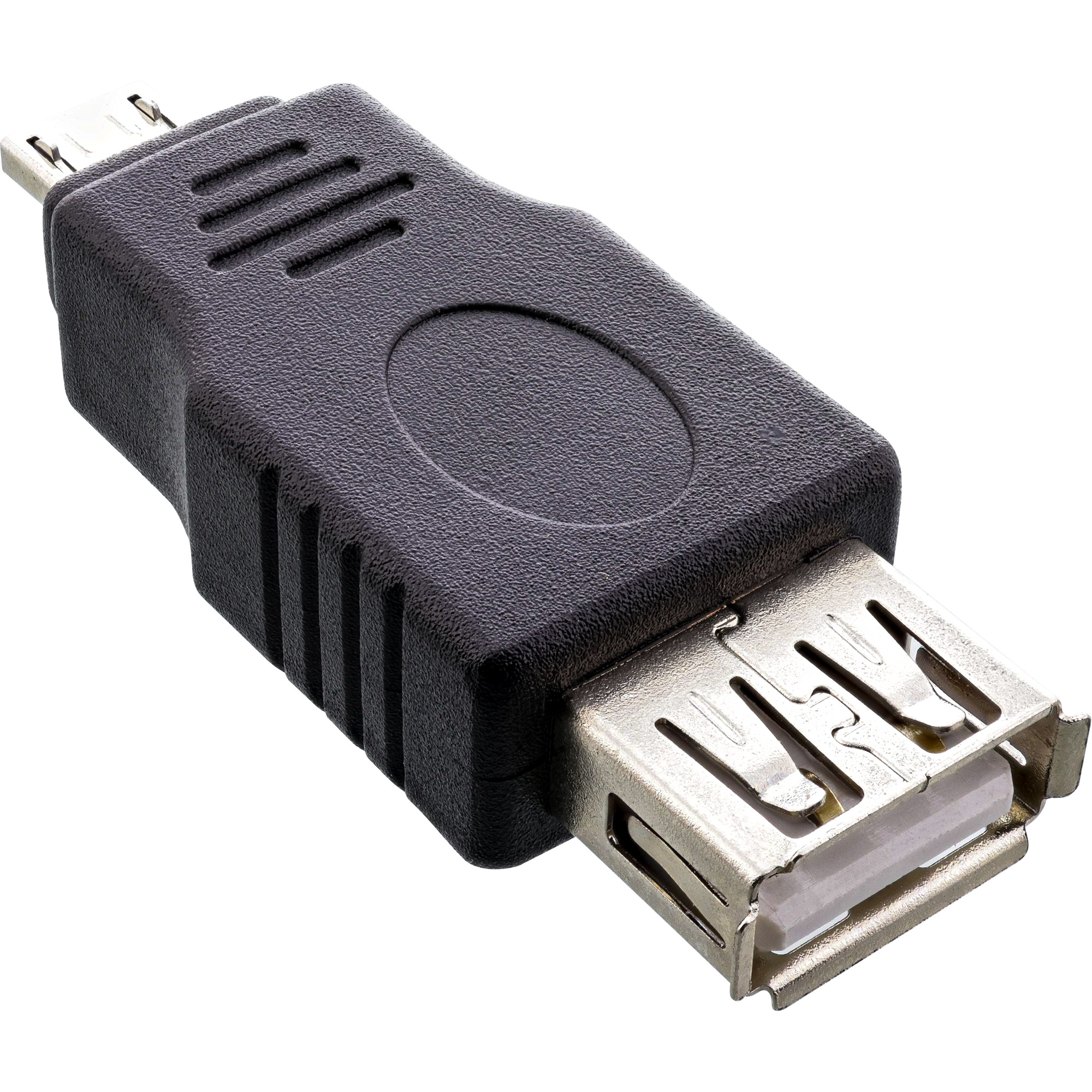 Inline® Micro-USB Adapter, Micro-A Stecker an USB A Buchse