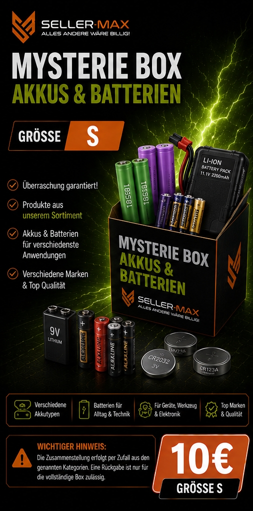 Mystery-Box-S Batterien & Akkus Mystery-Box-S Batterien & Akkus