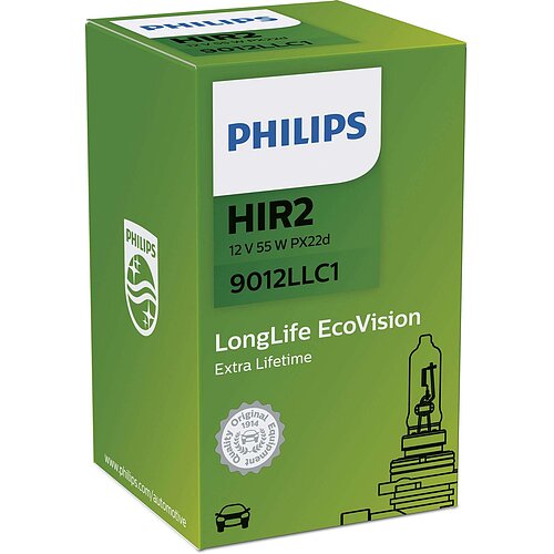 Philips HIR2 12V 55W PX22d LongerLife 3x life time 1 Stück