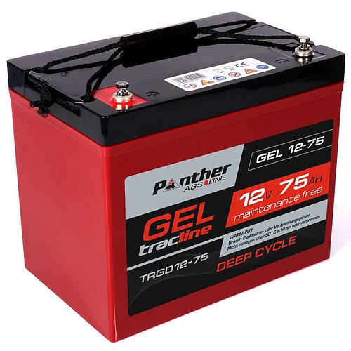 Panther tracline Gel Deep Cycle 12V 75Ah Panther tracline Gel Deep Cycle 12V 75Ah