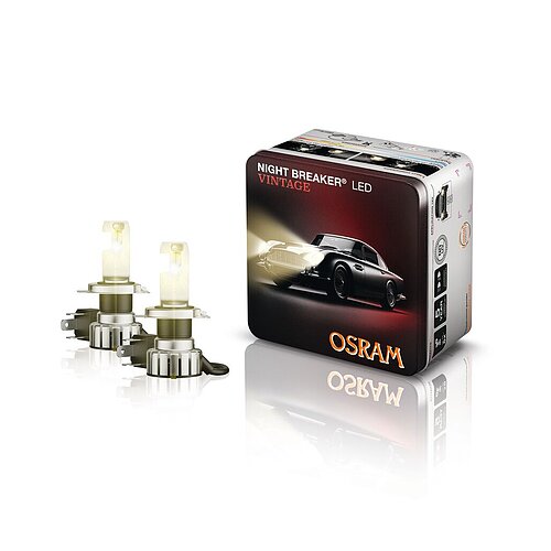 OSRAM NIGHT BREAKER® LED VINTAGE H4 + R2 3000K 2 Stück