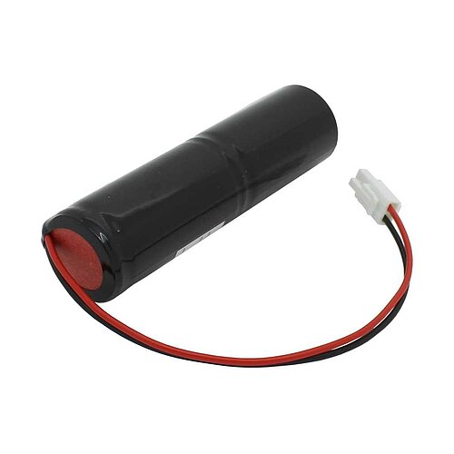 Notleuchtenakku NiCd 2,4V 4500mAh L1x2 Mono D mit 200mm Kabel und Stecker