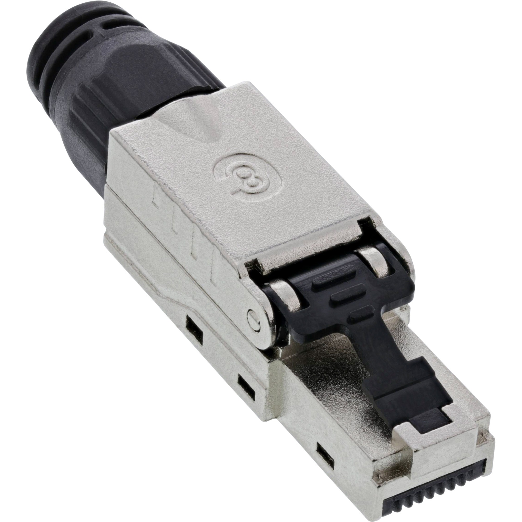 Inline® RJ45 Stecker Cat.8.1 2000MHz, feldkonfektionierbar, geschirmt, Schraubv.