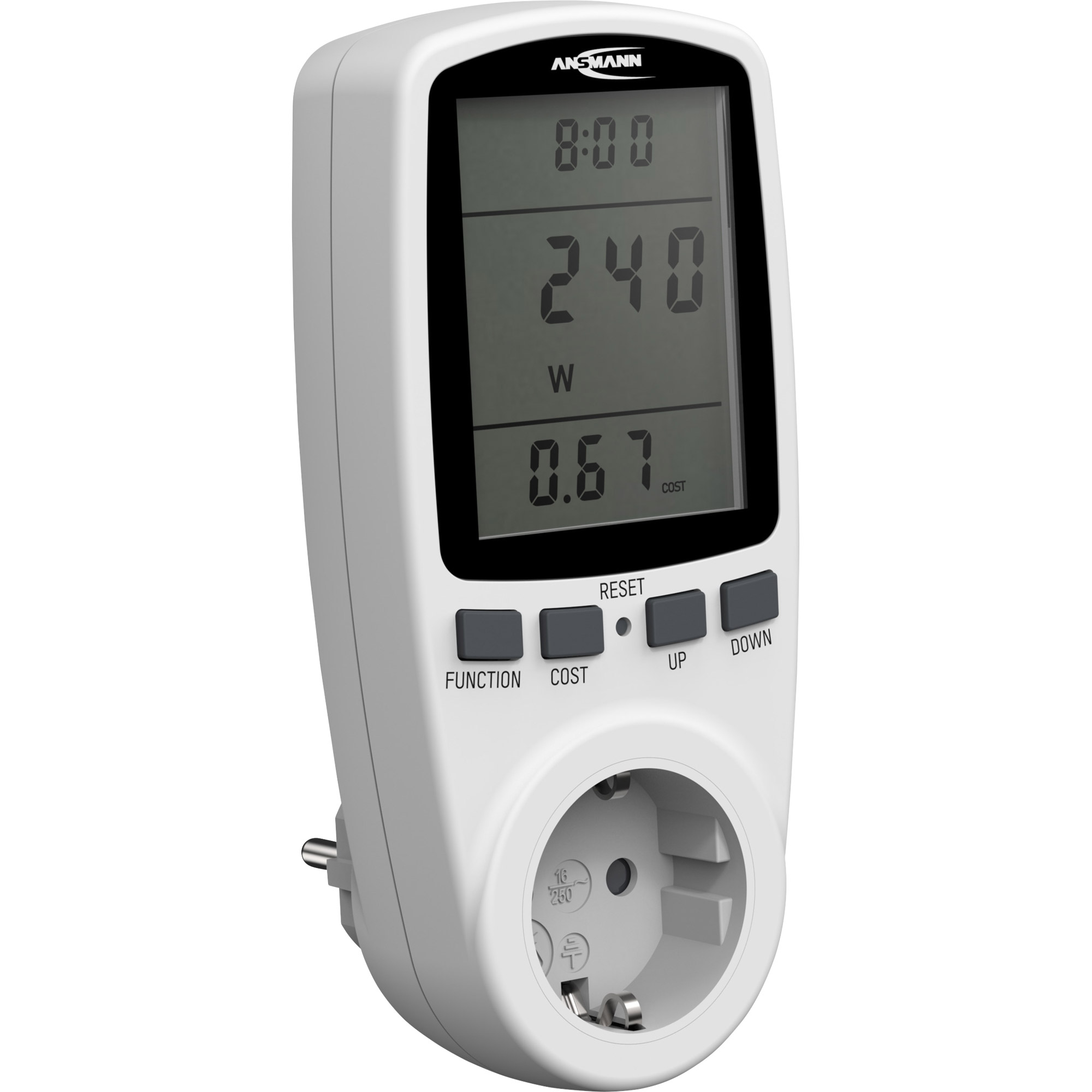 ANSMANN 1260-0007 Energiekosten-MessGerät APM2