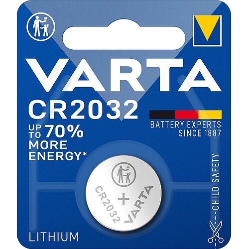 10x Varta CR2032 Lithium Knopfzelle 3V Batterie