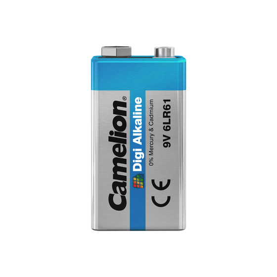 Camelion Digi 9V Block 6LR61 Alkaline Batterie - 1er Blisterkarte