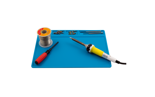 Silikon-Lötmatte McPower ''LM-11'' 28x20cm, Hitzebeständig, Antistatisch