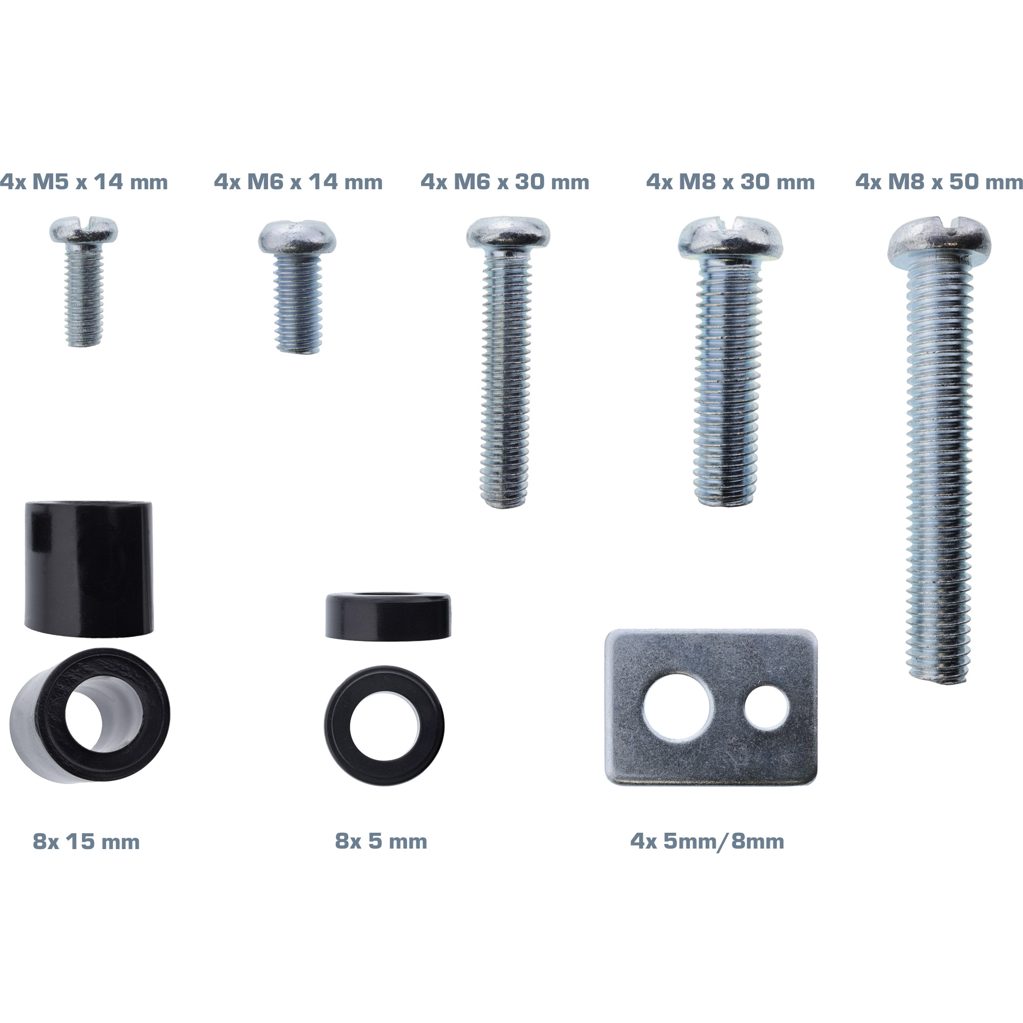 Inline® Schraubenset 40-teilig für TV-Wandhalterung Inline® Schraubenset 40-teilig für TV-Wandhalterung
