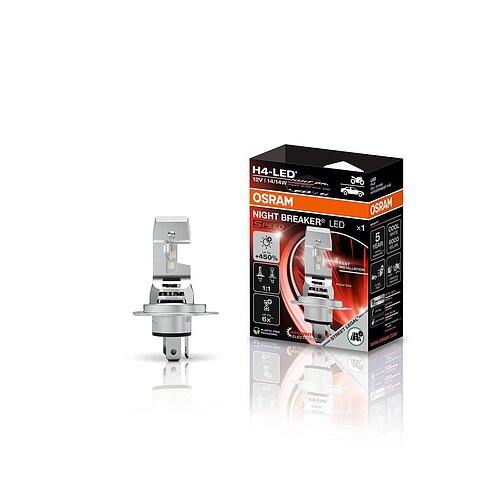 OSRAM H4 NIGHT BREAKER LED SPEED 450 Motorrad LED-Nachrüstlampe 1 Stück