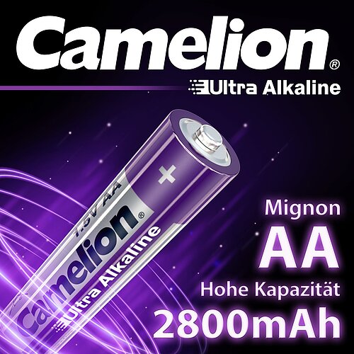 100x Camelion Ultra AA Mignon LR6 Alkaline Batterien