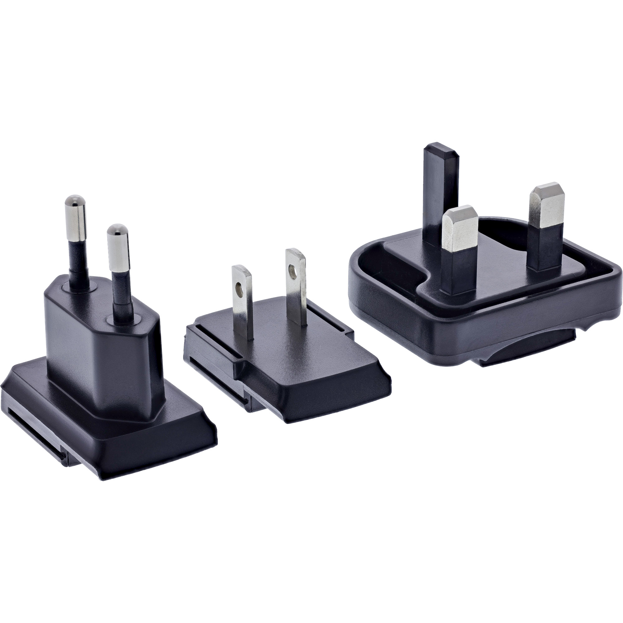 InLine® 3-Port TravelCharge, 65W USB-Netzteil, 2x USB-C, 1x USB-A, EU/UK/US