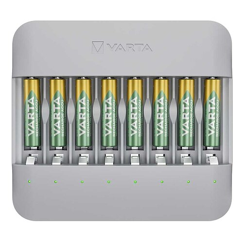 Varta 57682 101 121 Eco Charger Multi Recycled inkl. 8x AA 56816 2100mAh Varta 57682 101 121 Eco Charger Multi Recycled inkl. 8x AA 56816 2100mAh
