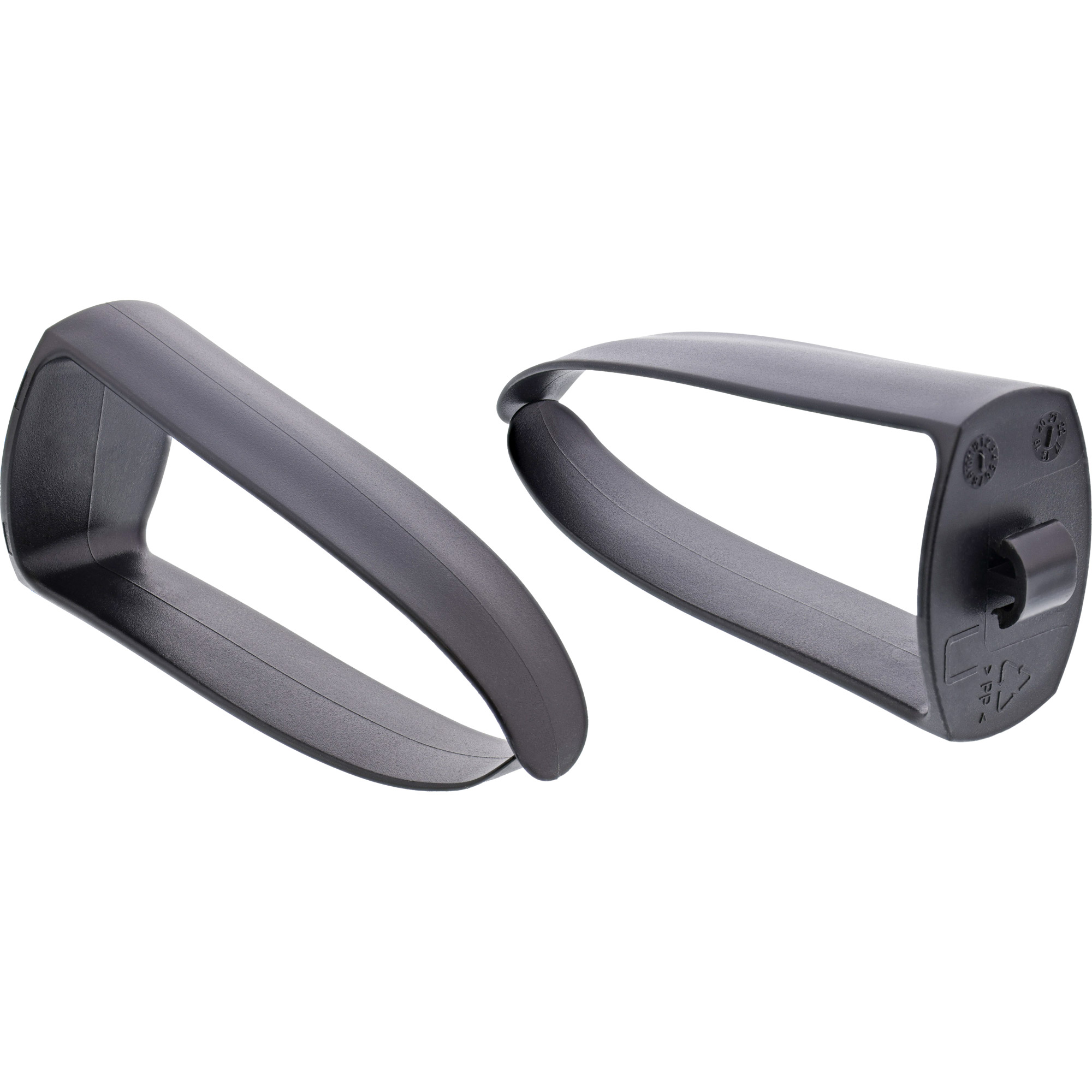 Inline® 19" Kabelführungspanel, 9 KunststoffBügel abnehmbar, RAL 9005, schwarz