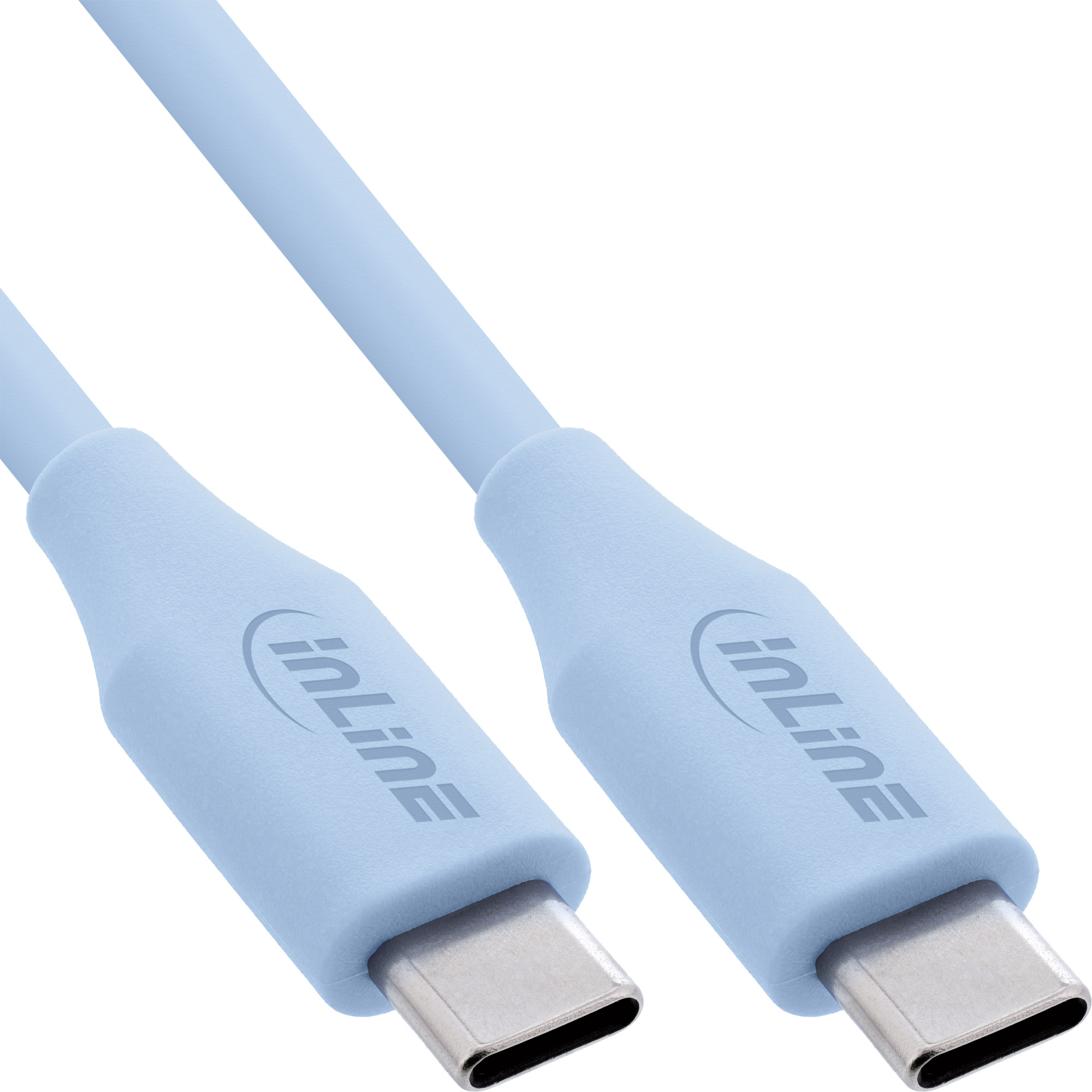 InLine® "Colour your Charge" USB-C Schnellladekabel 100W Blau 1m InLine® "Colour your Charge" USB-C Schnellladekabel 100W Blau 1m