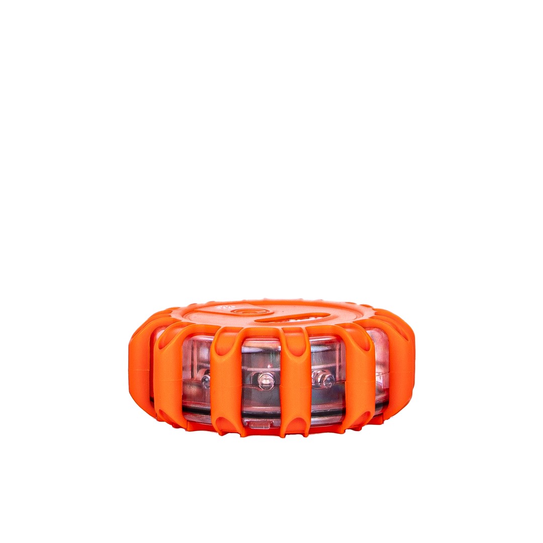 Lampa ostrzegawcza 12+3 LED 3xAAA Amber