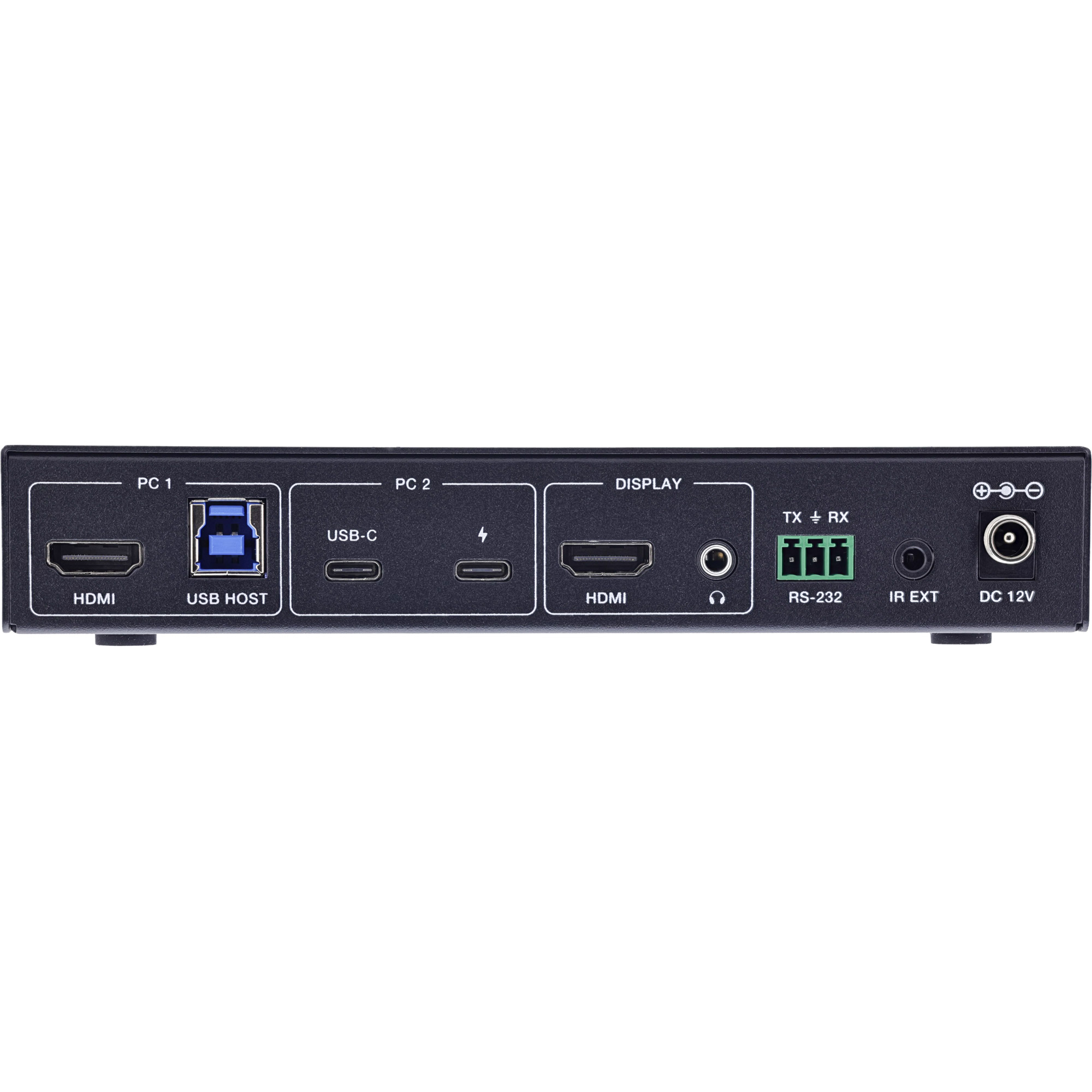 InLine® KVM Switch, 2-fach, HDMI & USB-C, 4K60Hz, Umschalter