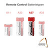 100x Camelion A27 LR27A MN27 Alkaline 12V Batterie