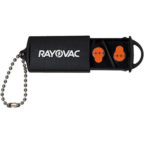 Rayovac Aufbewahrung Box für 3 Hörgerätebatterien