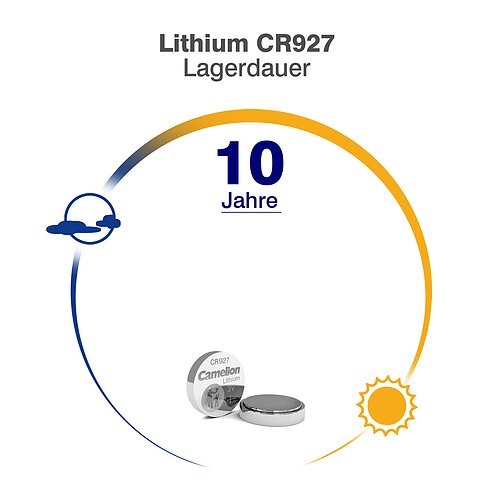 Camelion CR927 Lithium Knopfzelle 1er Verpackung Camelion CR927 Lithium Knopfzelle 1er Verpackung