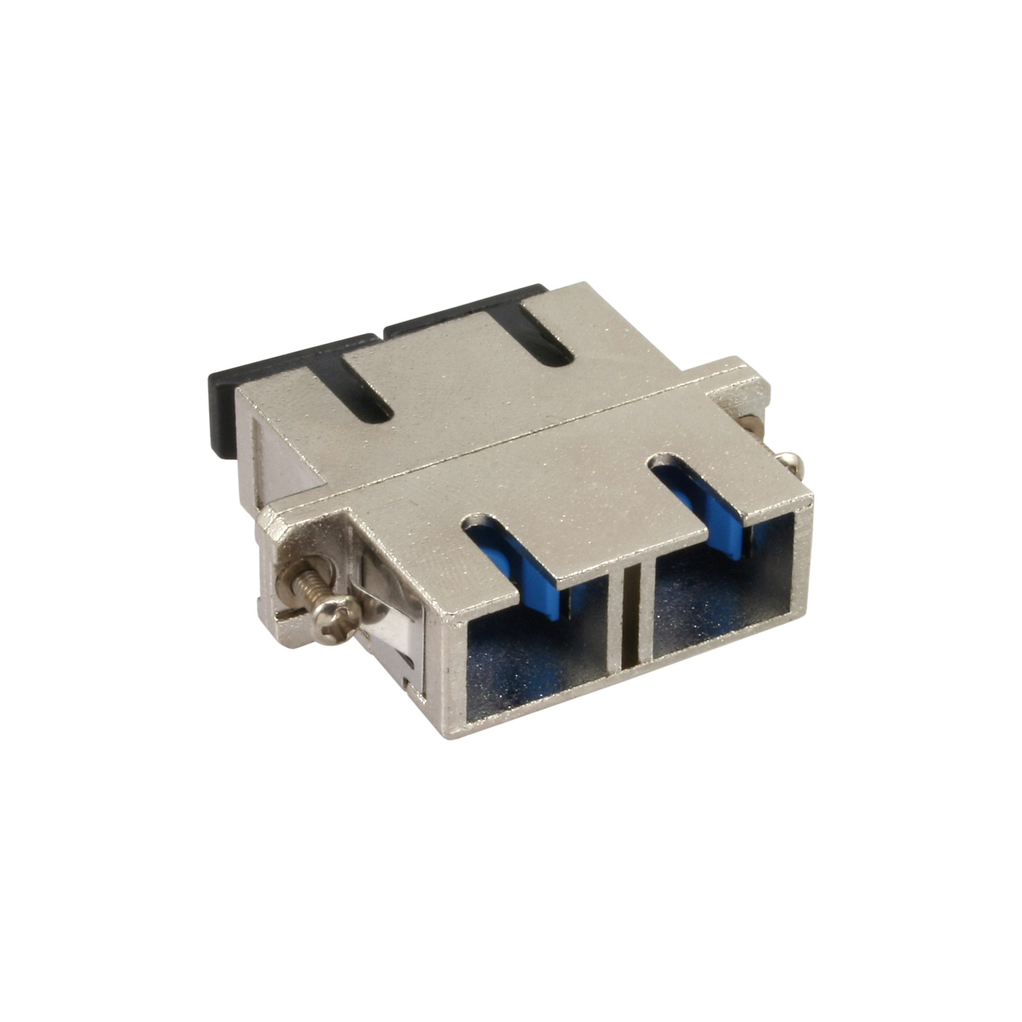 Inline® LWL Metall-Kupplung, Duplex SC/SC, singlemode, Keramik-Hülse, zum Einbau