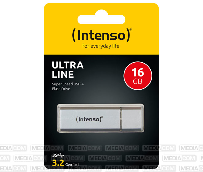 USB 3.2 Stick 16GB, Ultra Line, silber USB 3.2 Stick 16GB, Ultra Line, silber