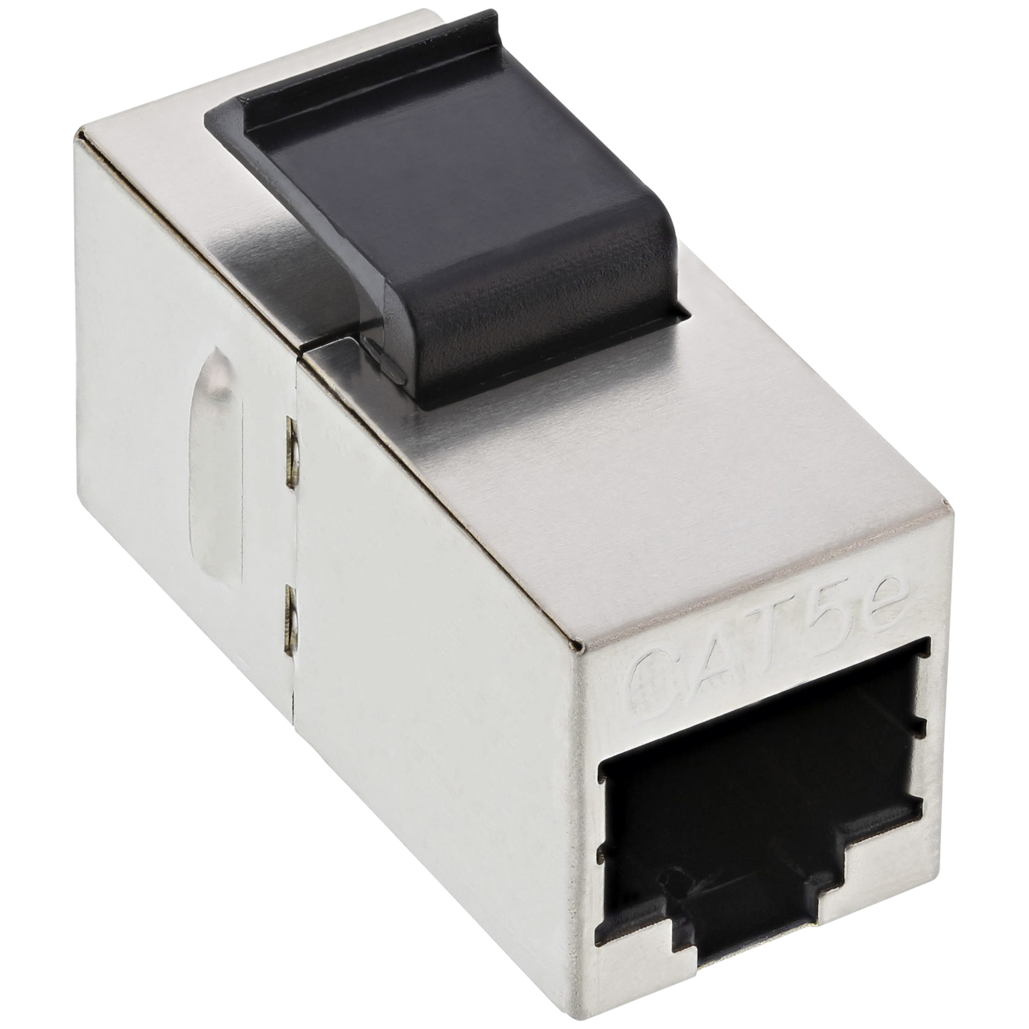 Inline® Keystone RJ45 Buchse / Buchse Einsatz, SNAP-In, Cat.5e