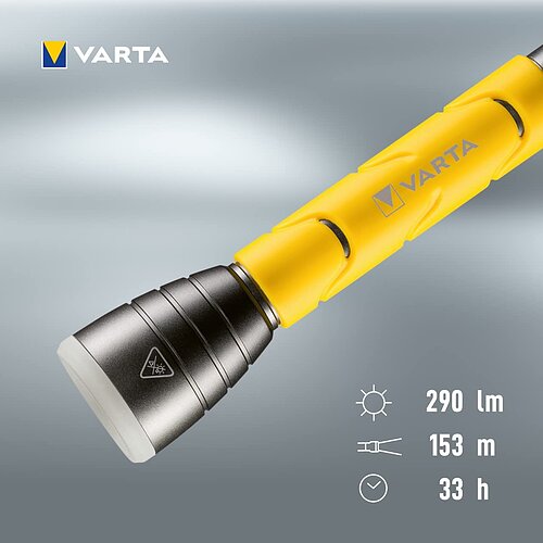 Varta Outdoor Sports F20 Taschenlampe 18628 - inkl. Batterien