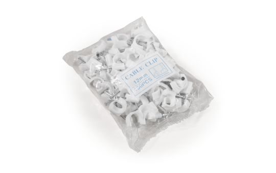 Kabelschelle McPower, 12mm, 100er-Pack, weiß Kabelschelle McPower, 12mm, 100er-Pack, weiß