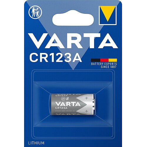 5x Varta Lithium 3V CR123A CR17345 Batterie