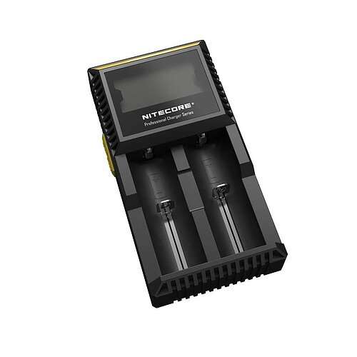 NiteCore Digicharger D2EU Ladegerät Zweischacht-Ladegerät